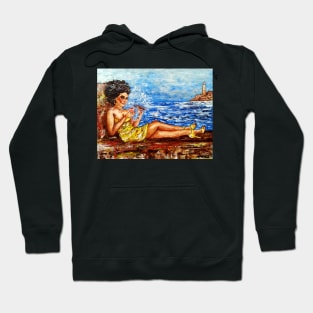 Cigar lady 86 Hoodie